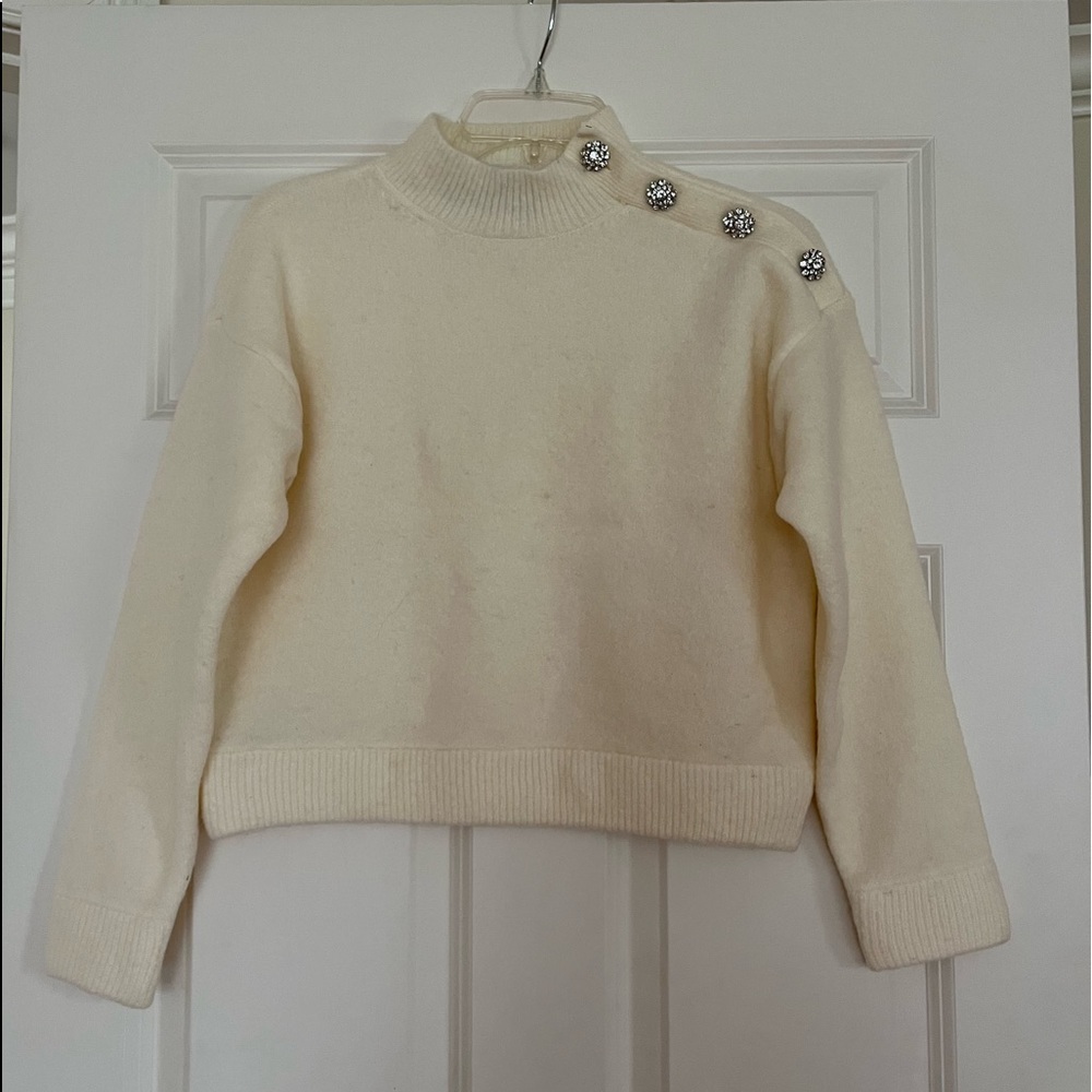 Ann Taylor White Sweater